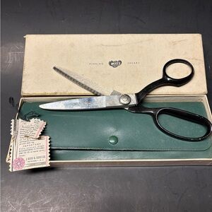 Bontage Wiss Black Pinking Shears in original box